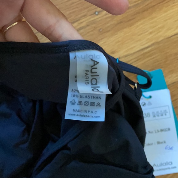 Aulala black thing one piece swimsuit - Picture 6 of 8